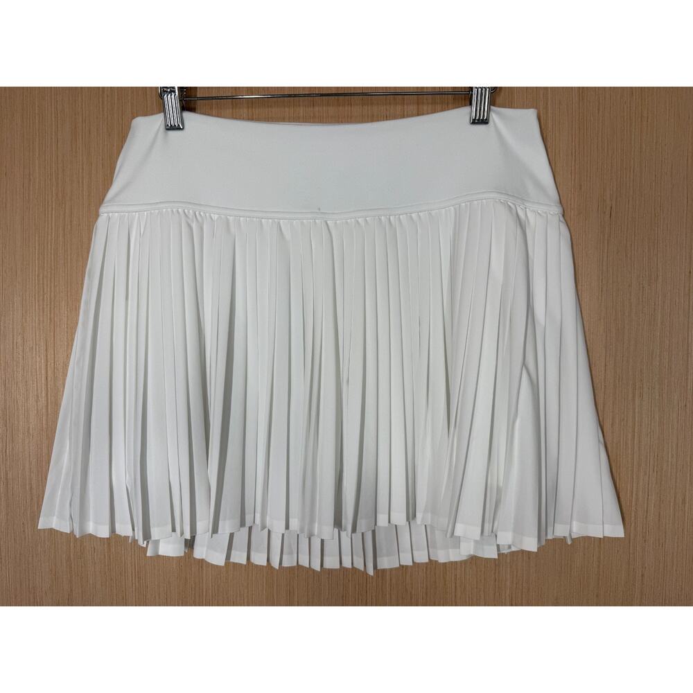 Offline By Arie Real Me Pleated Skort Womens Sz XL White Pickleball Tennis Golf